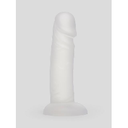 Image of BASICS Clear Suction Cup Dildo 6 Inch