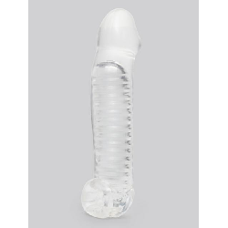 Image of Oxballs Musclear Ribbed Adjustable Penis Sleeve