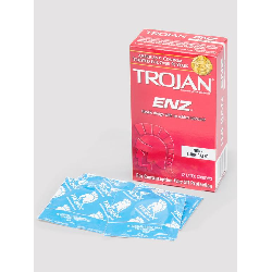 Trojan ENZ Non-Lubricated Latex Condoms (12 Count)