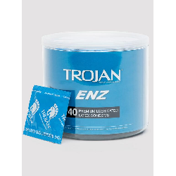 Trojan ENZ Premium Lubricated Condoms (40 Count)