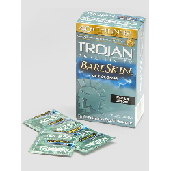 Image of Trojan Sensitivity BareSkin Thin Latex Condoms (10 Count)