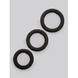 Lovehoney Get Hard Extra Thick Silicone Cock Ring Set (3 Count)