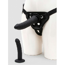 Lovehoney Deluxe Strap-On Harness Kit with 2 Silicone Dildos