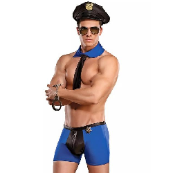 Image of Male Power Sexy Cop Costume