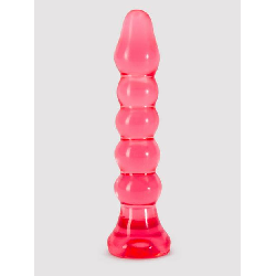 Image of Doc Johnson Crystal Jellies Ribbed Anal Starter Dildo 5 Inch