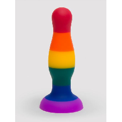 Image of Lovehoney Super Soft Silicone Rainbow Butt Plug