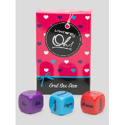 Image of Lovehoney Oh! Oral Sex Dice (3 Pack)