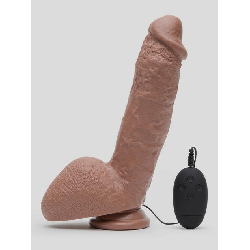 Shane Diesel Vibrating Realistic Suction Cup Dildo with Balls 10 Inch