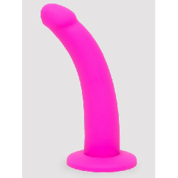 Image of Lovehoney Curved Silicone Suction Cup Dildo 6 Inch