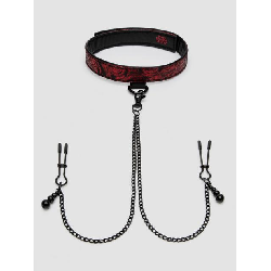Fifty Shades of Grey Sweet Anticipation Reversible Collar Nipple Clamps